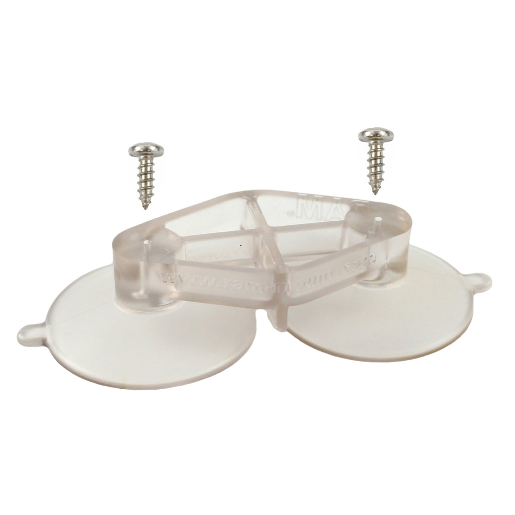 RAM rubber dubbele zuigcup basis - RAM Mounts RAP-224U