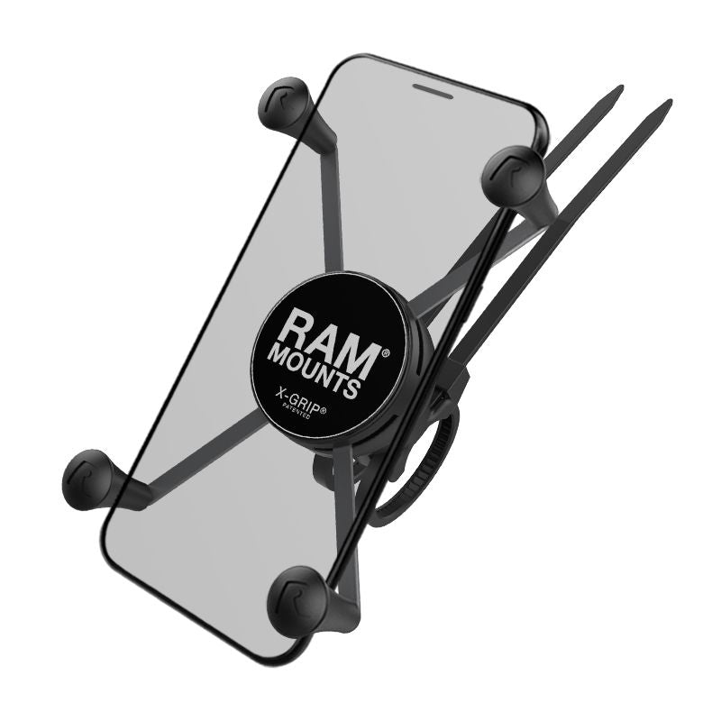 RAM X-Grip® Grote Telefoonhouder met RAM EZ-On/Off™ Fietsbasis - RAM Mounts RAP-274-1-UN10 afbeelding 1