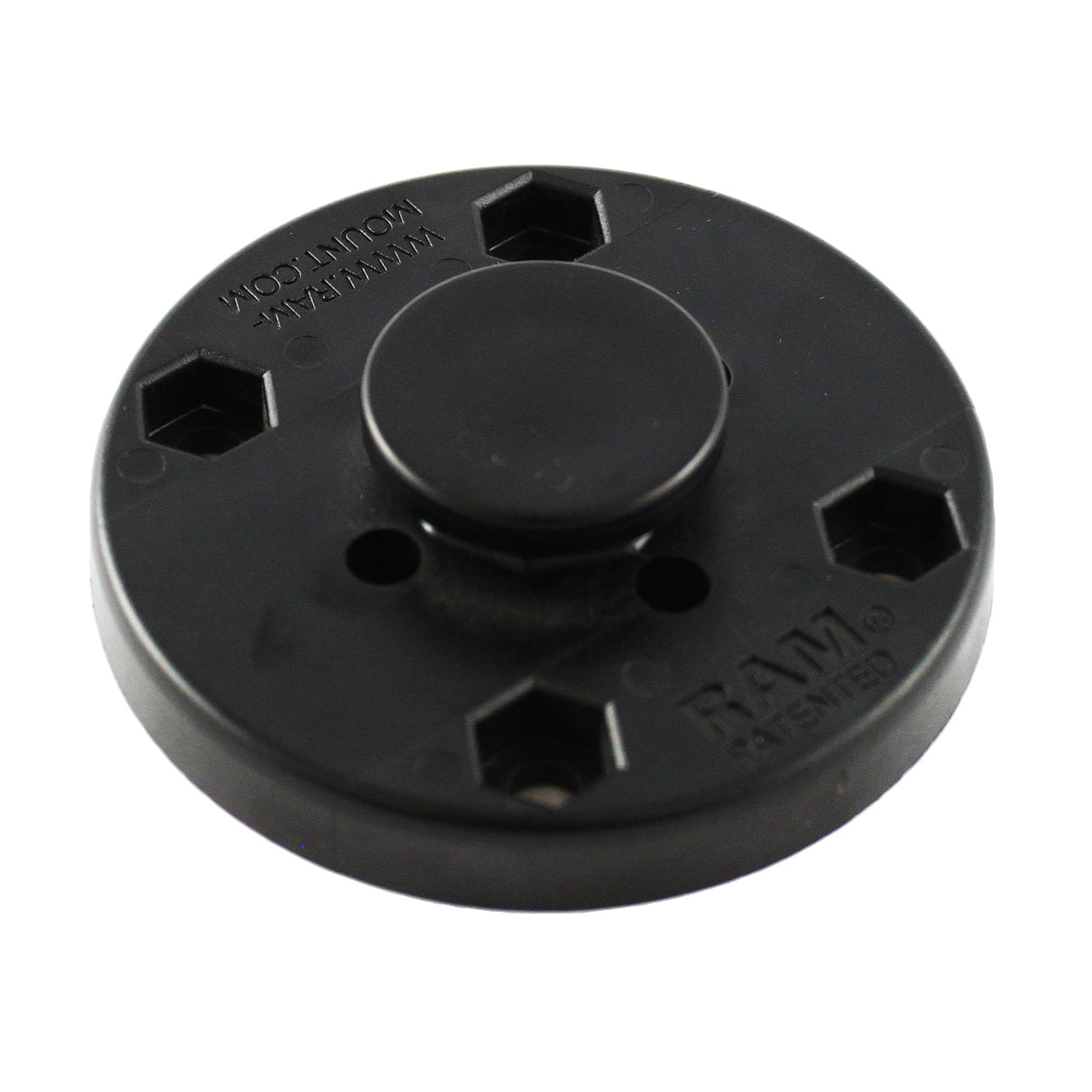 RAM Composiet Octagon Knop met Ronde Plaat - RAM Mounts RAP-293U afbeelding 1