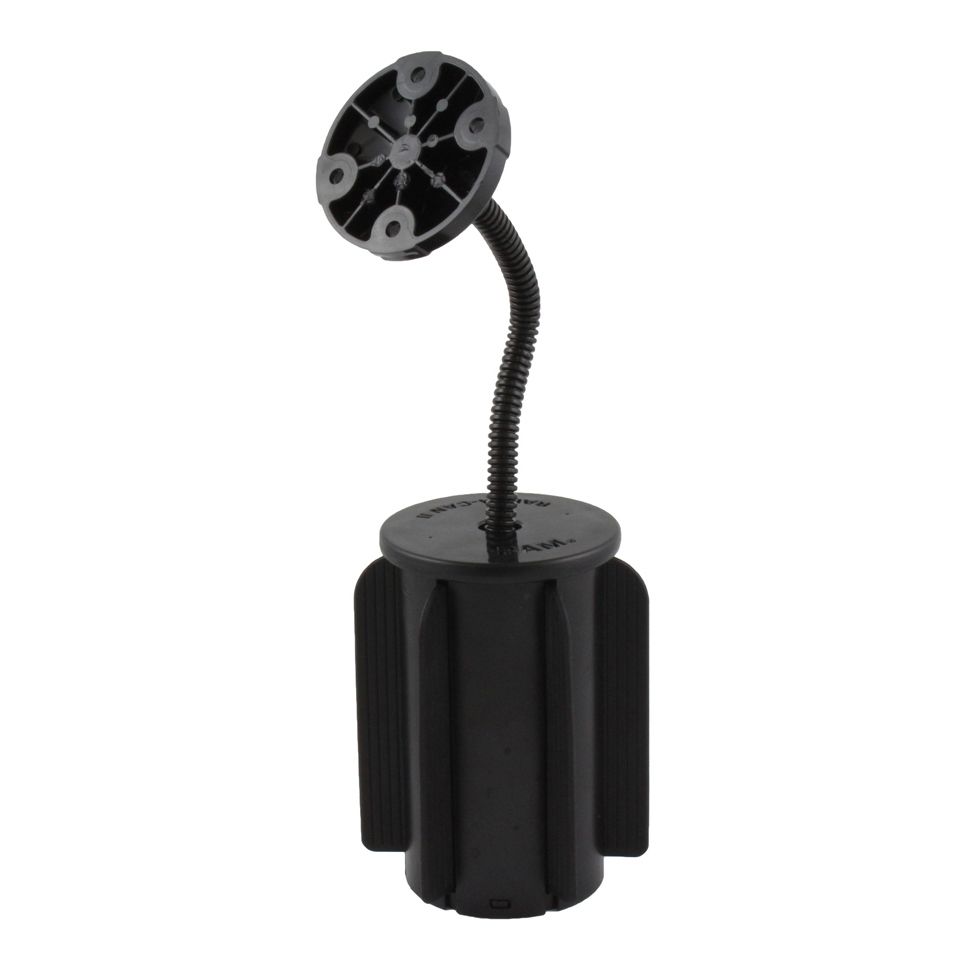 RAM-A-CAN™ II Cup Holder Mount met RAM Flex-Arm™ en Ronde Plaat - RAM Mounts RAP-299-2-202U afbeelding 1