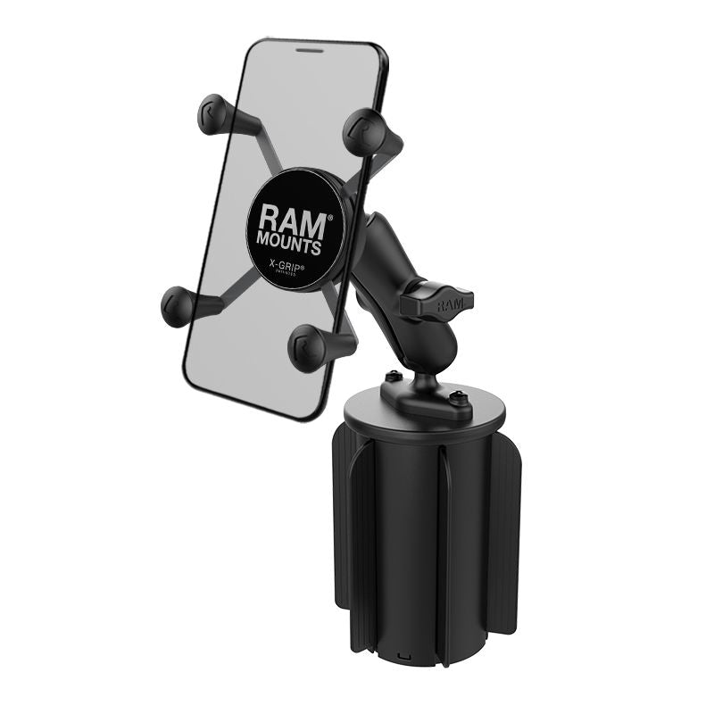 RAM X-Grip® Telefoonhouder met RAM-A-CAN™ II Cup Holder Base - RAM Mounts RAP-299-3-UN7BU afbeelding 1