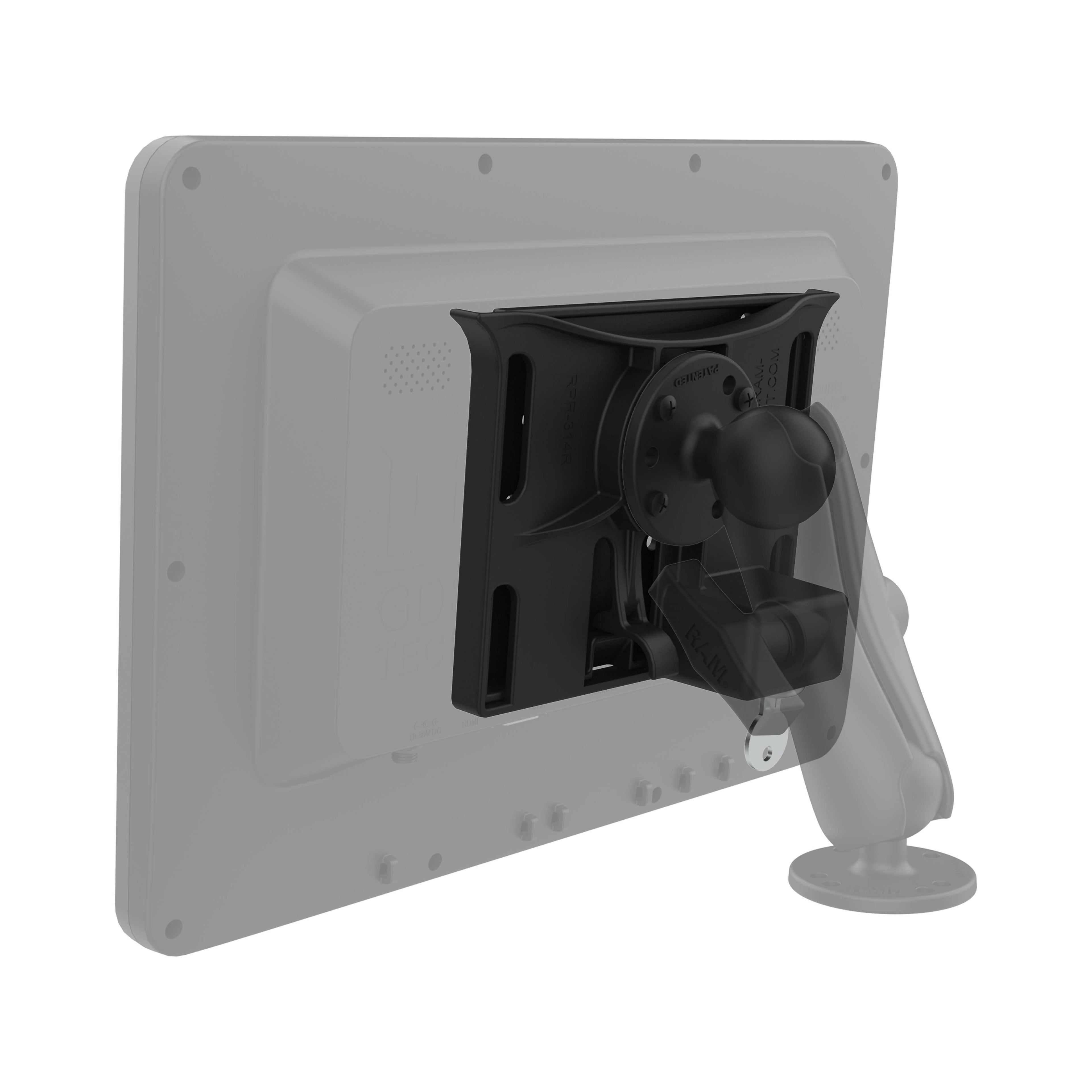 RAM Slide-N-Lock™ Universele Dock Plate - RAM Mounts RAP-315U afbeelding 3