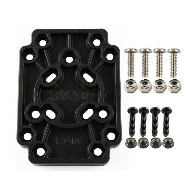 RAM Dubbele Bal Montage met Twee Grote Ronde Platen - E Maat Medium - RAM Mounts RAM-E-101U afbeelding 11