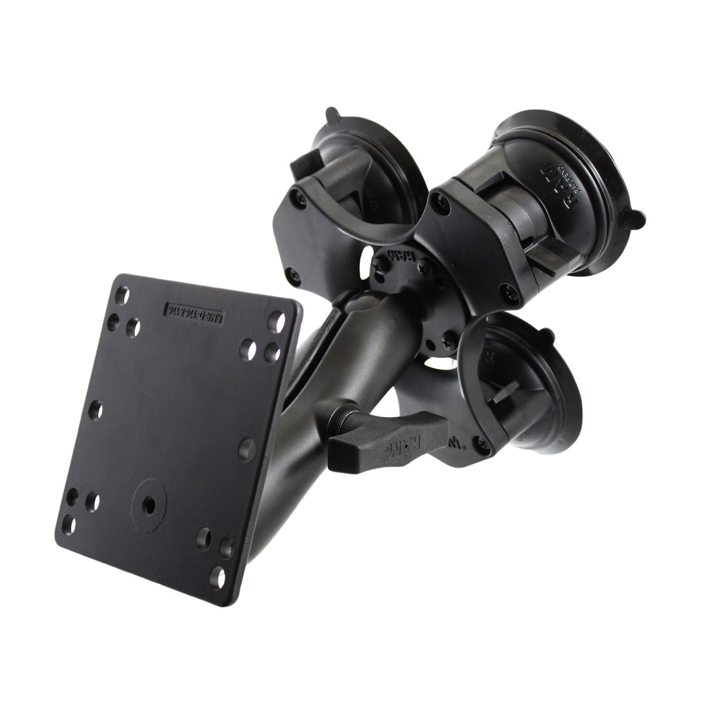 RAM Twist-Lock™ Triple Zuignapbevestiging met 100x100mm VESA-plaat - Medium - RAM Mounts RAP-365-101-246U afbeelding 1