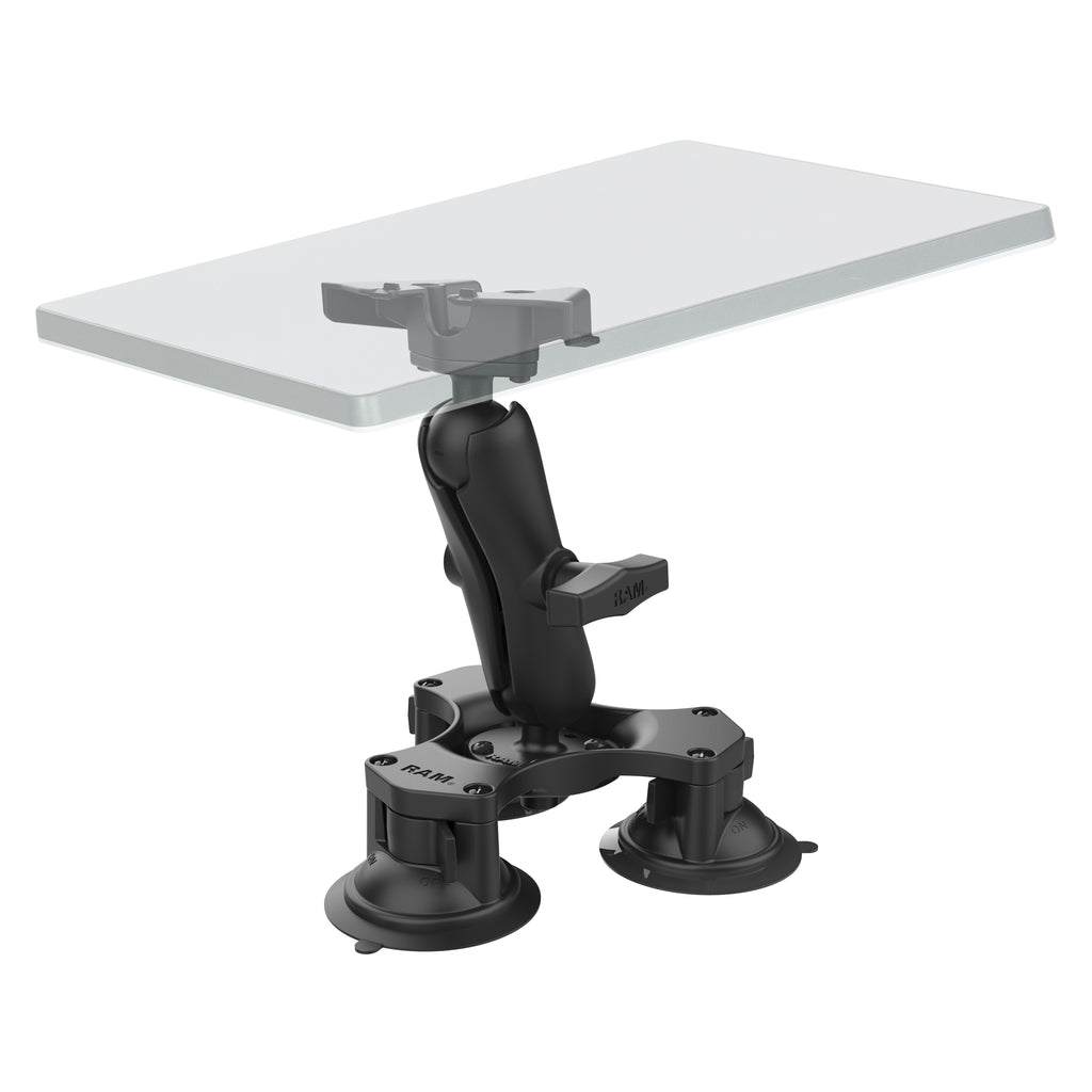 RAM twist locktrade triple zuignap heavy duty steun voor starlink mini - RAM Mounts RAP-365-138-STA1U