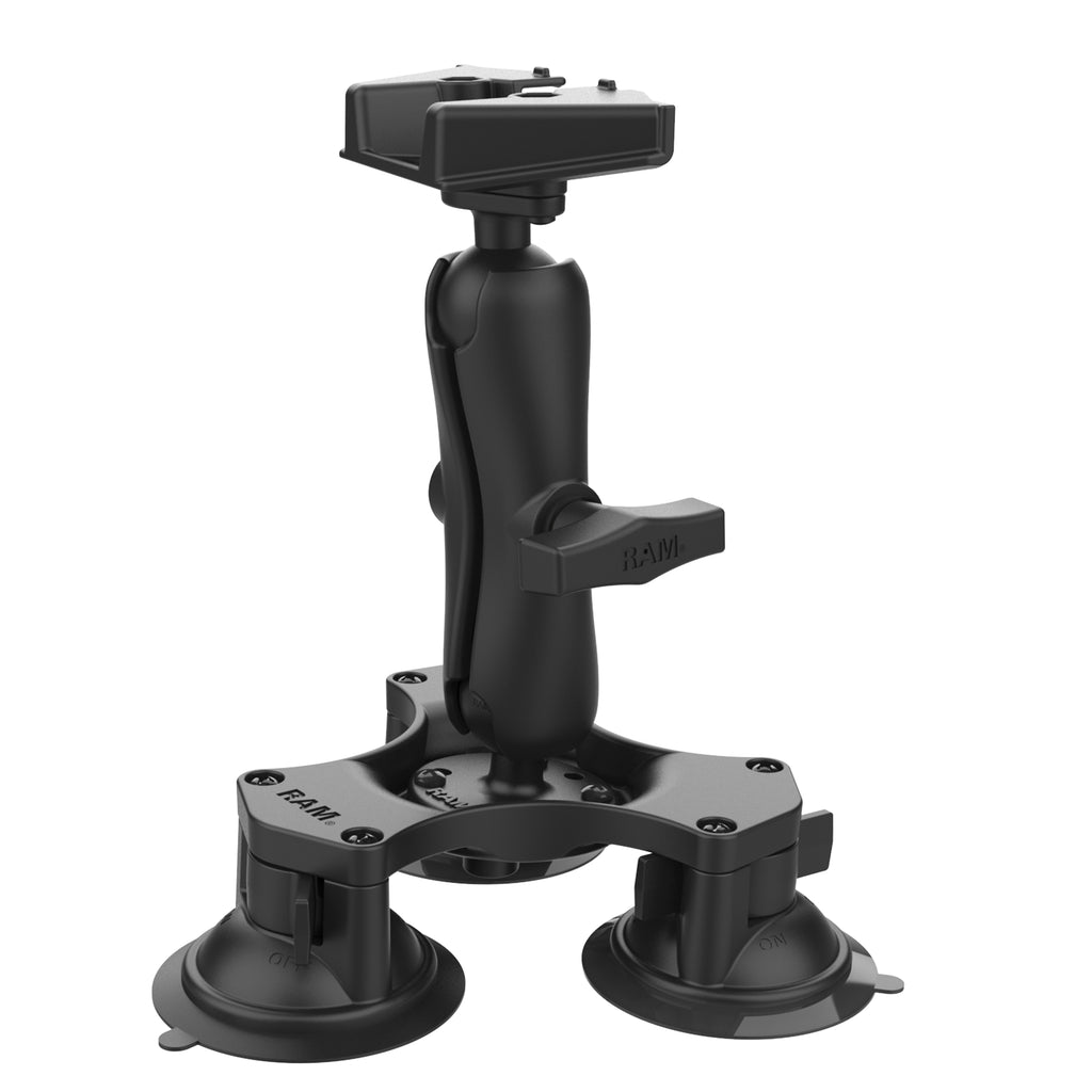 RAM Twist-Lock™ Triple zuignap Heavy Duty steun voor Starlink Mini - RAM Mounts RAP-365-138-STA1U afbeelding 2