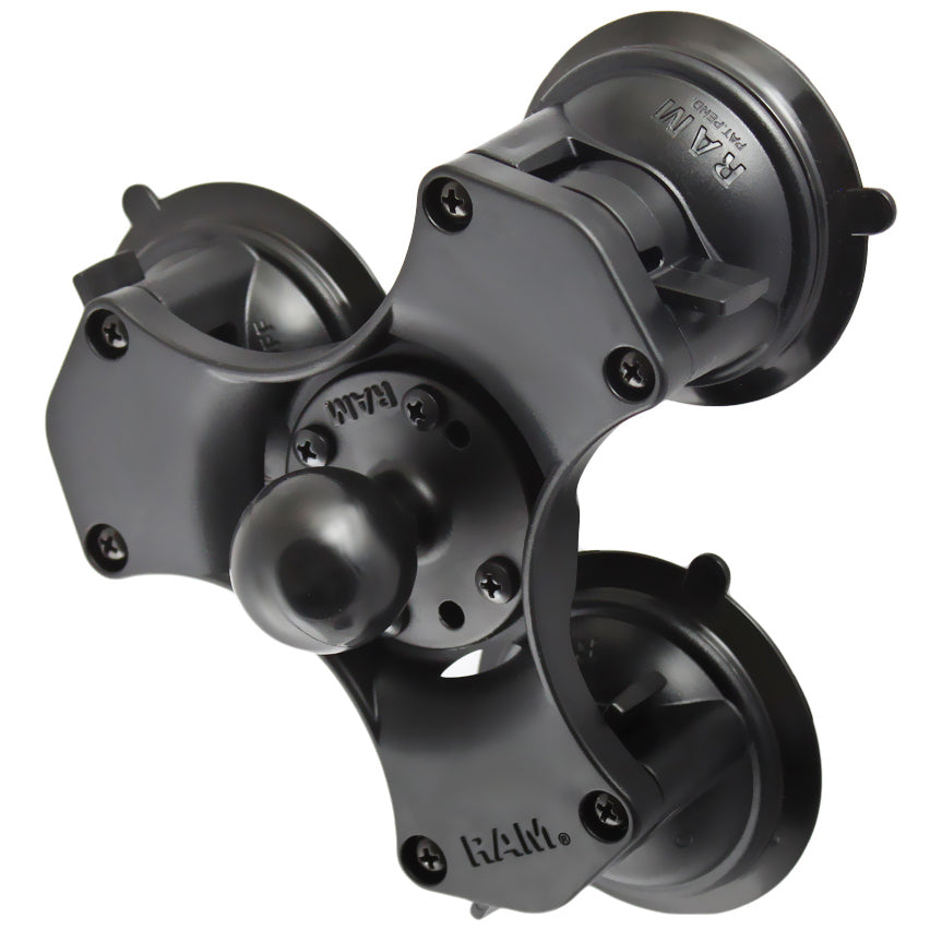 RAM twist locktrade triple zuignap kogelbasis c formaat - RAM Mounts RAP-365-224-1U