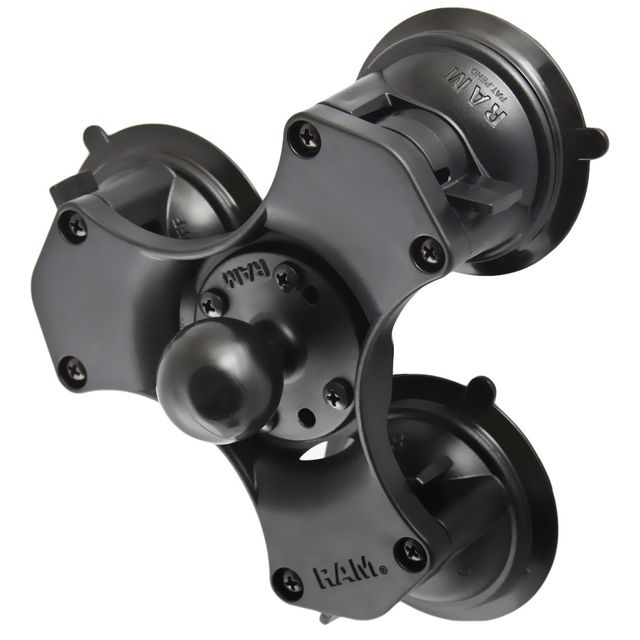 RAM Twist-Lock™ Triple Zuignapbevestiging met 100x100mm VESA-plaat - Medium - RAM Mounts RAP-365-101-246U afbeelding 4