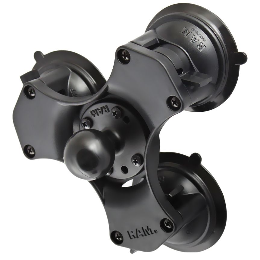 RAM Twist-Lock™ Triple Zuignap Kogelbasis - C Formaat - RAM Mounts RAP-365-224-1U afbeelding 1