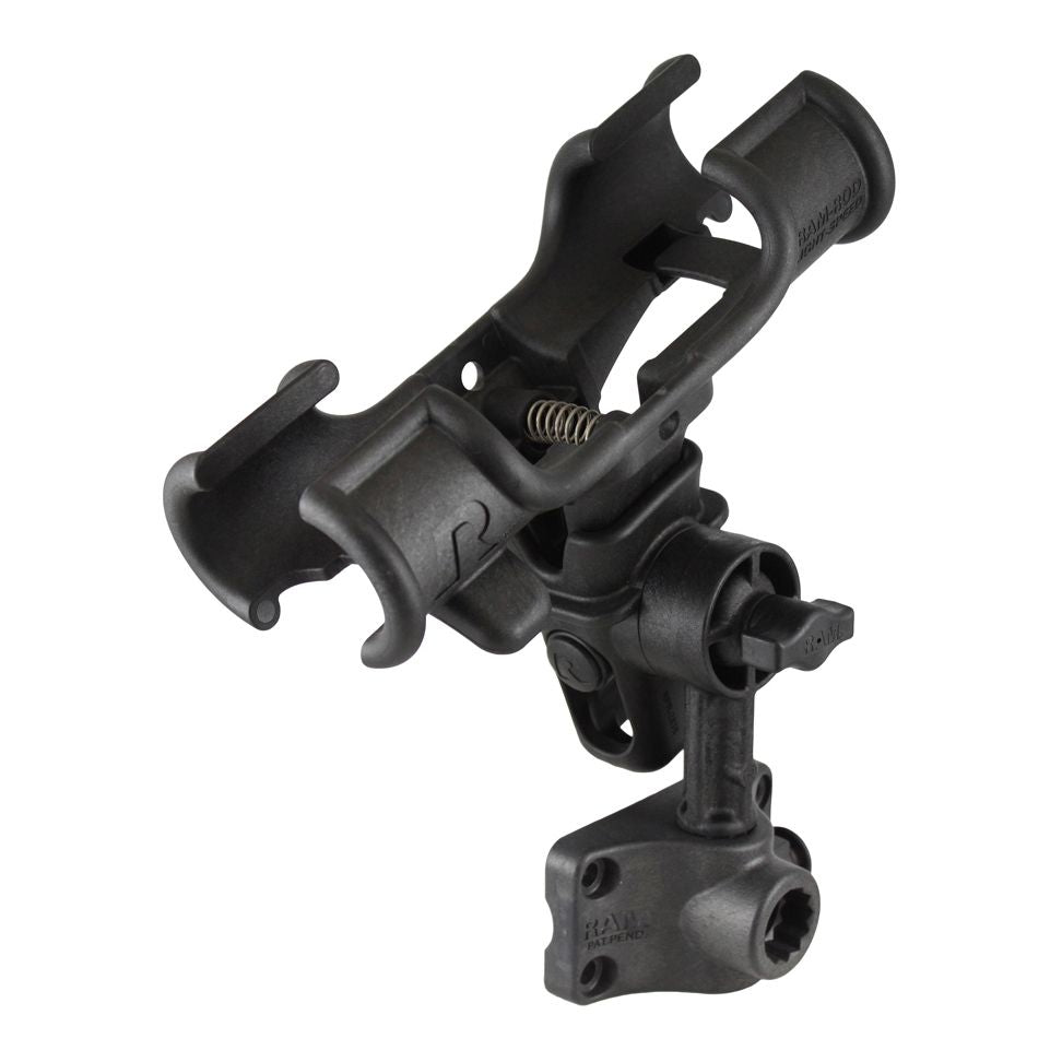 RAM Light-Speed™ vishouder met bulkhead/platte basis - RAM Mounts RAP-370-BU afbeelding 1