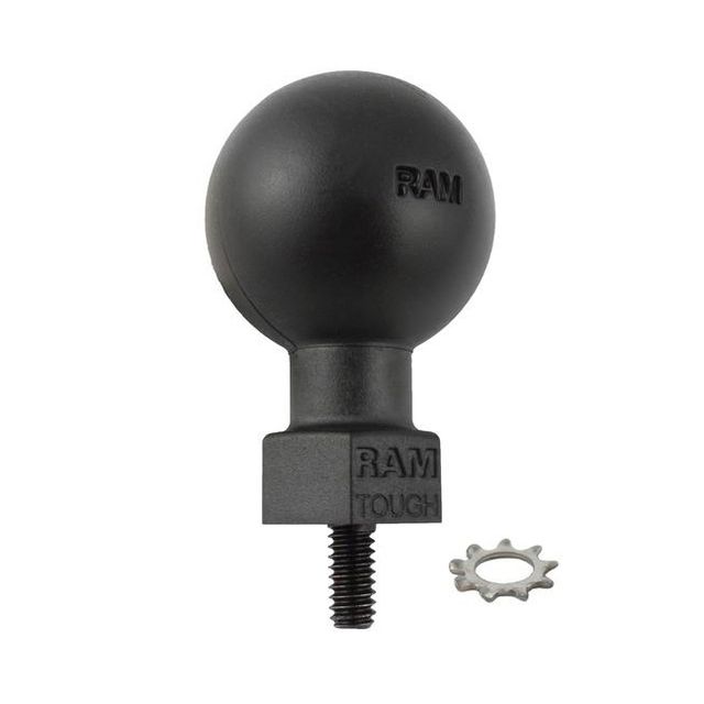 RAM Tough-Ball™ met 1/4 "-20 x .50" Gevlochten Stud voor Kajaks - C-maat - RAM Mounts RAP-379U-252050-KAY1 afbeelding 1