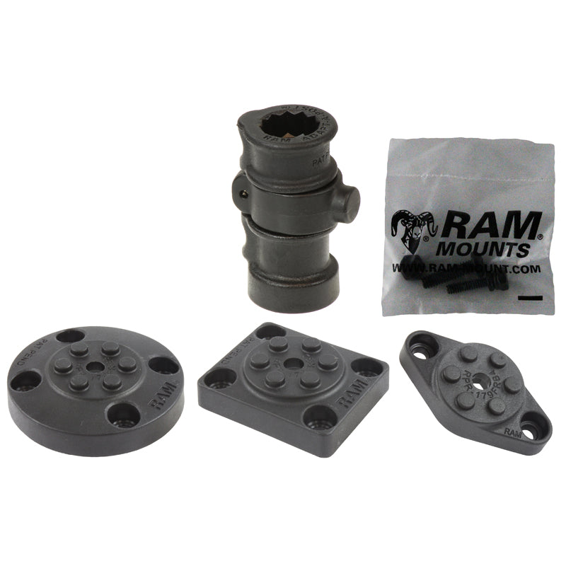 RAM adapt a post met RAM pin lock drill down accessoires - RAM Mounts RAP-387BU