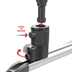 RAM Tube Jr.™ Houder met Universele Adapt-A-Post™ Track Base - 4" Post - RAM Mounts RAP-390-SAAPUTU afbeelding 3
