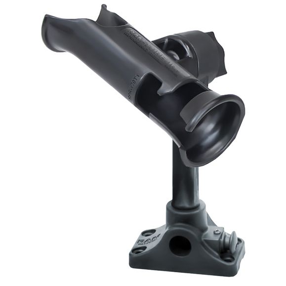 RAM Tube Jr.™ Rod Holder met bulkhead/vlakke oppervlakte basis - 6" post - RAM Mounts RAP-390-BMPU afbeelding 3