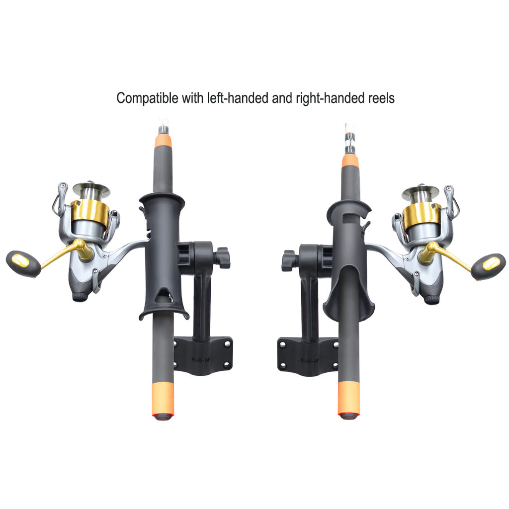 RAM Tube Jr.™ Rod Holder met Bulkhead Base - 6" Post - RAM Mounts RAP-390-BU afbeelding 3