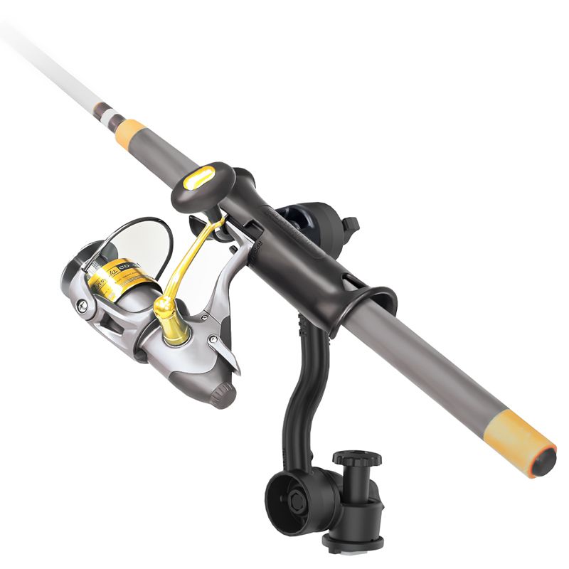 RAM Tube Jr.™ Rod Holder met uitbreidingsarm en RAM Track-Node™ Base - RAM Mounts RAP-390-PA-411 afbeelding 1