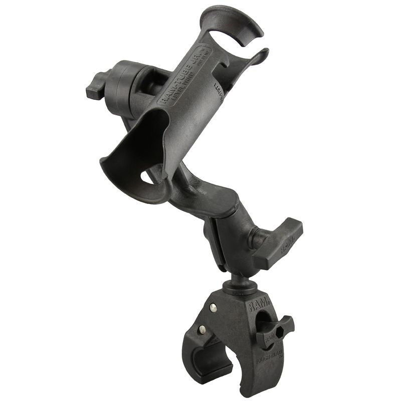 RAM Tube Jr.™ hengelhouder met Revolution Arm en RAM Tough-Claw™ basis - RAM Mounts RAP-390-RB-404U afbeelding 1