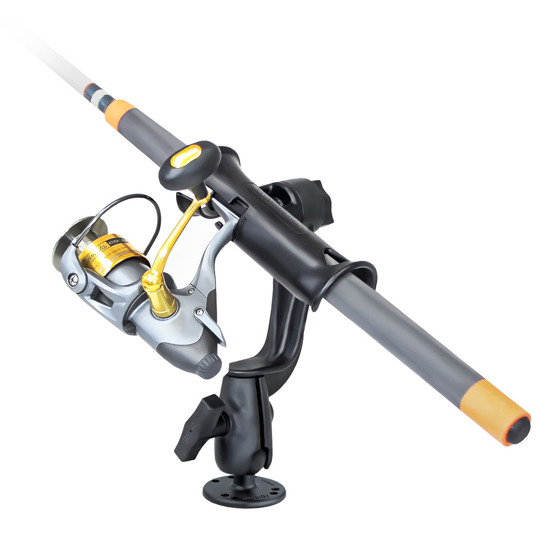 RAM Tube Jr.™ Rod Holder met Revolution Arm en Drill-Down Base - RAM Mounts RAP-390-RBU afbeelding 1