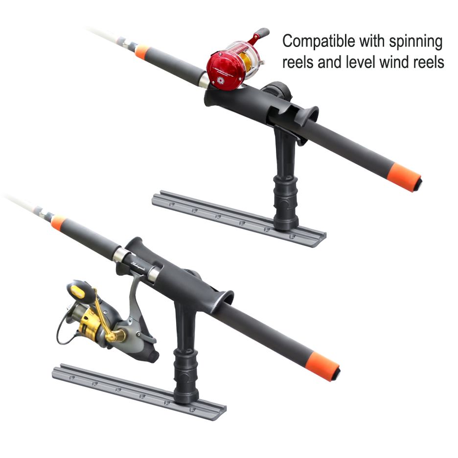 RAM Tube Jr.™ Rod Holder met RAM Adapt-A-Post™ Track Base - 4" Post - RAM Mounts RAP-390-SAAPU afbeelding 2