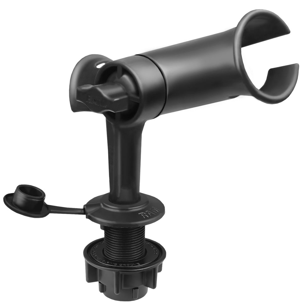 RAM tube jr rod holder met ronde flush base - RAM Mounts RAP-390-SFMTU
