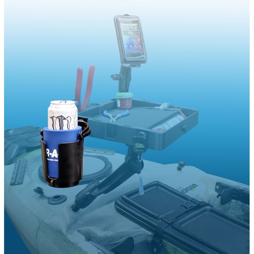 RAM Level Cup™ Drinkhouder voor RAM Stack-N-Stow™ Bait Board - RAM Mounts RAP-395W-132U afbeelding 2