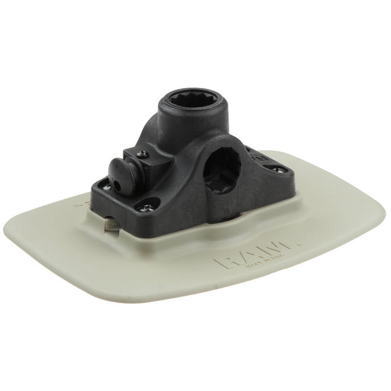 RAM bond a base grijs kleefbasis met RAM rod penverbinder receiver - RAM Mounts RAP-398-GRY-114BMPU