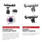 RAM Laagprofiel Tough-Claw™ Kleine Klembeugelbevestiging - RAM Mounts RAP-400-1U afbeelding 5