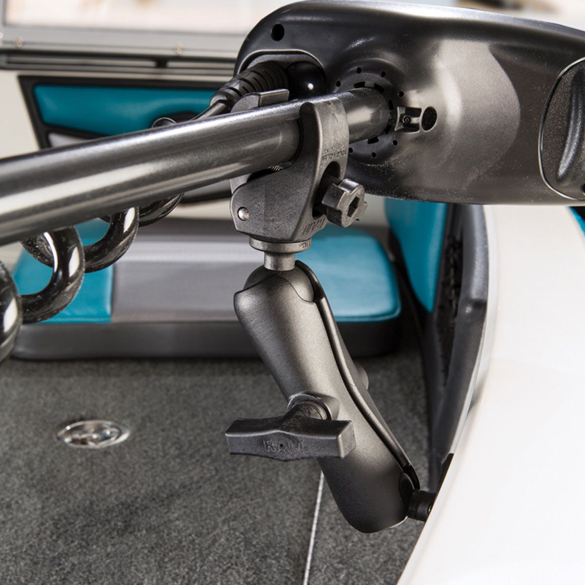 RAM Trolling Motor Stabilizer - Tough-Claw™.1587,50 cm (625") - 2,90 cm (1.14") Medium Arm - RAM Mounts RAP-400-202U afbeelding 5