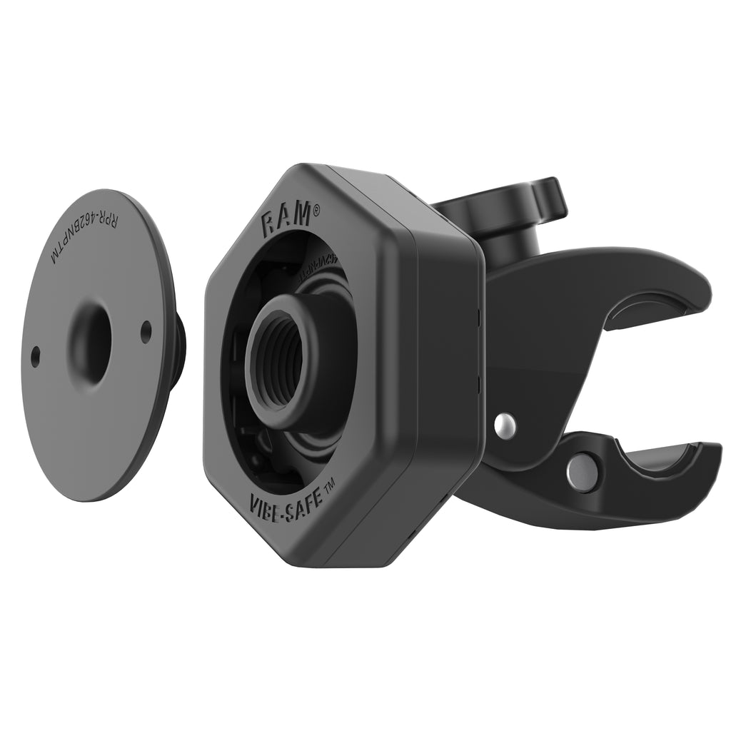 RAM Tough-Claw™ Kleine Klem Basis met Vibe-Safe™ Adapter - RAM Mounts RAP-400-462NPT afbeelding 1