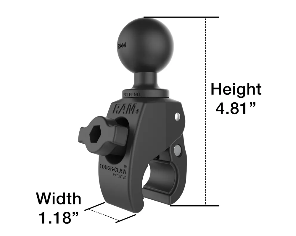 RAM® Tough-Claw™ Kleine Klem Bal Basis