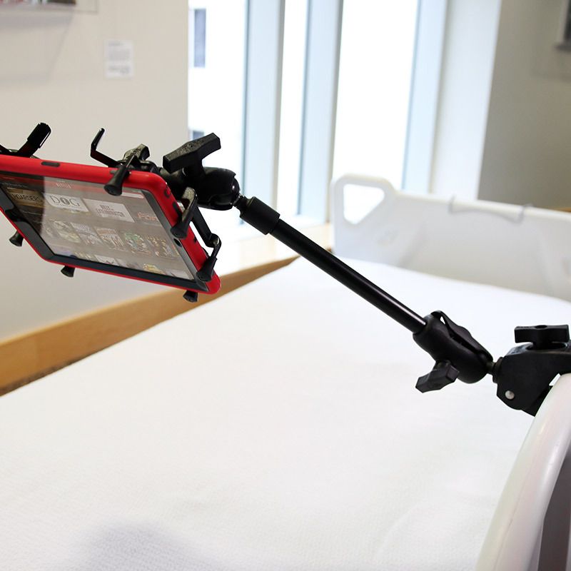 RAM X-Grip® met RAM Tough-Claw™ 22,86 cm (9") buismontage voor 22,86 cm (9") -27,94 cm (11") tablets - RAM Mounts RAP-401-9-BC-UN9U afbeelding 4