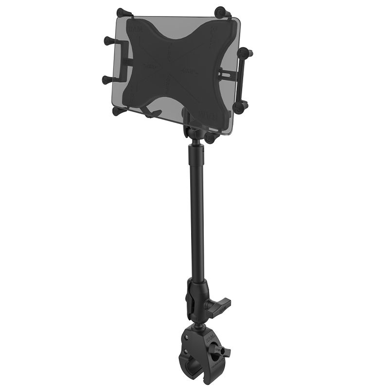 RAM X-Grip® met RAM Tough-Claw™ 22,86 cm (9") buismontage voor 22,86 cm (9") -27,94 cm (11") tablets - RAM Mounts RAP-401-9-BC-UN9U afbeelding 1