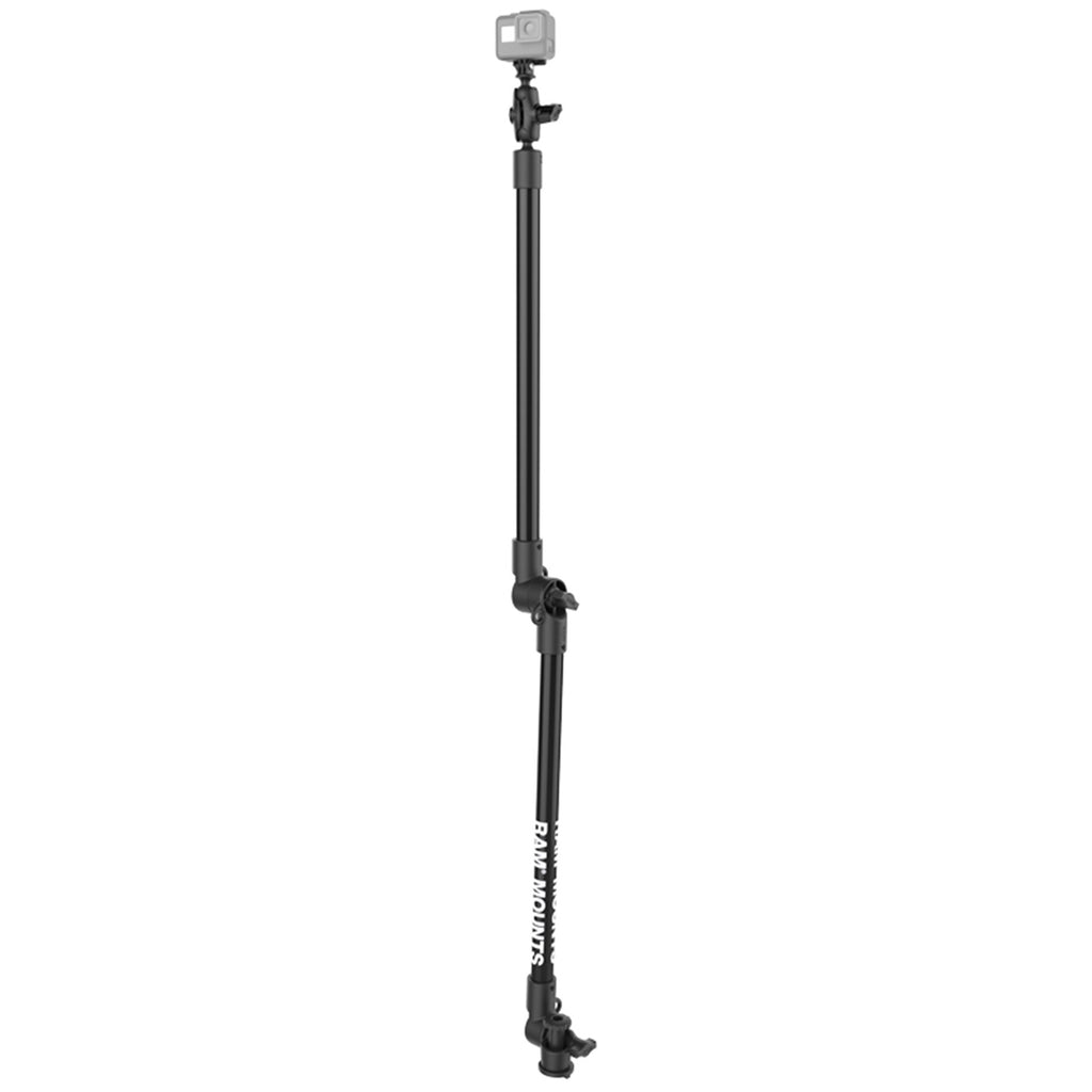 RAM Tough-Pole™ Camera Montage met dubbele stand en RAM Track-Node™ Basis - RAM Mounts RAP-411-18-18-A-GOP1-1 afbeelding 1
