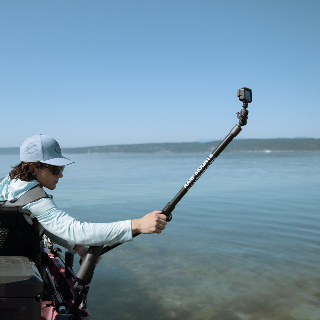 RAM Tough-Pole™ 48" dubbele pijpmontage met Spline-paal - RAM Mounts RAP-114-PSP-18-18-AU afbeelding 3