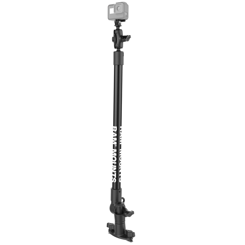 RAM tough pole 24 camera mount met enkele buis en dual track basis - RAM Mounts RAP-411-18-A-GOP1