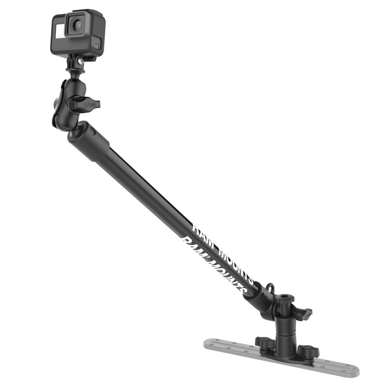 RAM Tough-Pole™ 24" Camera Mount met enkele buis en dual track basis - RAM Mounts RAP-411-18-A-GOP1 afbeelding 2
