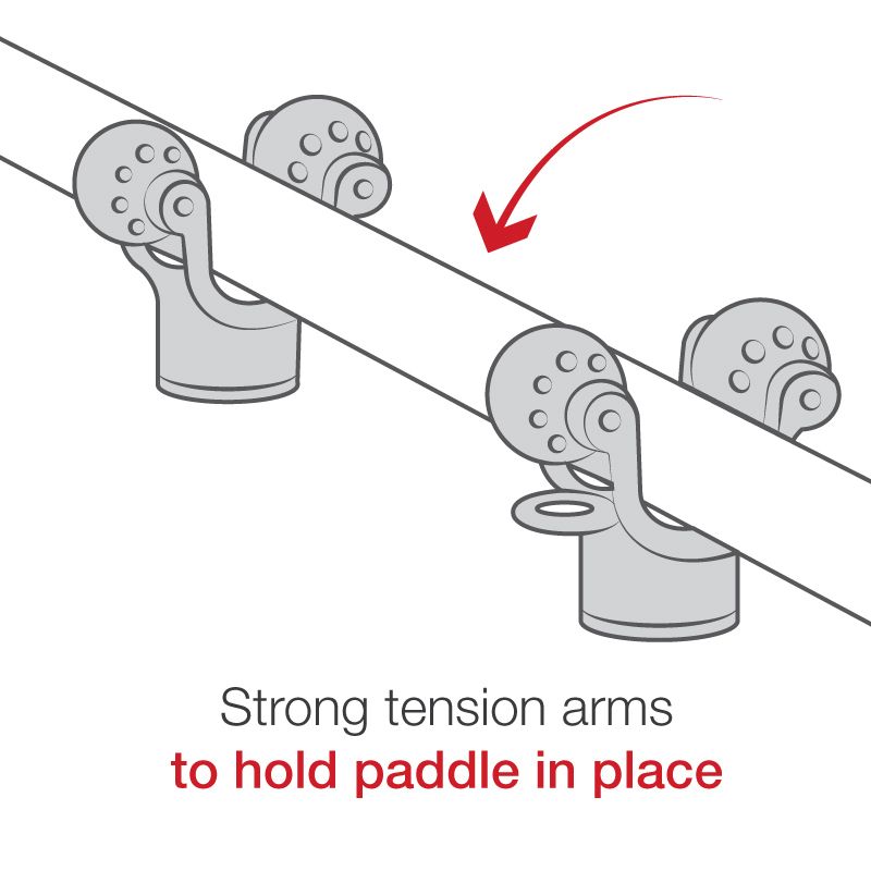 RAM Roller-Ball™ 2-Pack Paddle & Accessoirehouder - RAM Mounts RAP-412-2 afbeelding 2