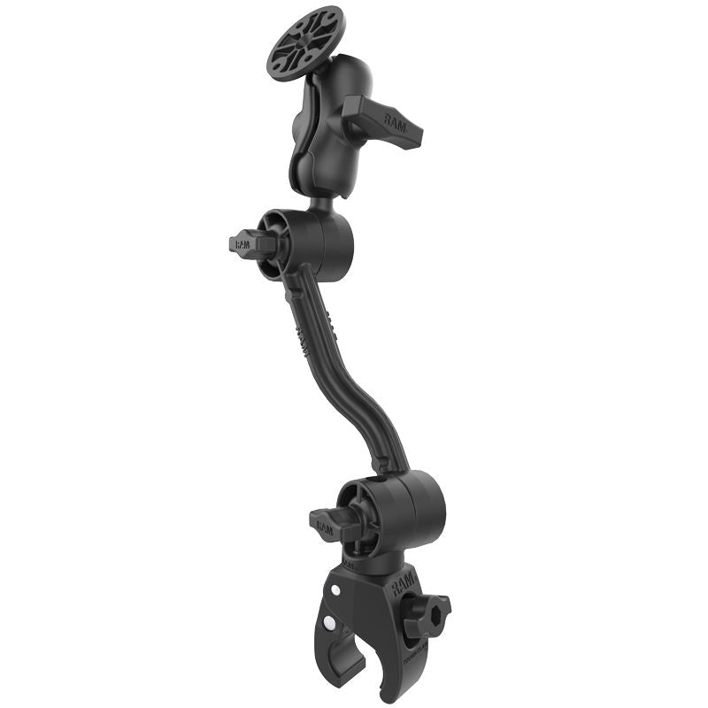 RAM Tough-Claw™ met ratchetverlengingsarm en dubbele balhouder - RAM Mounts RAP-418-400-PA-202U afbeelding 1