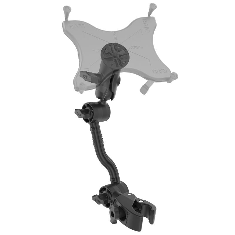 RAM Tough-Claw™ met ratchetverlengingsarm en dubbele balhouder - RAM Mounts RAP-418-400-PA-202U afbeelding 3