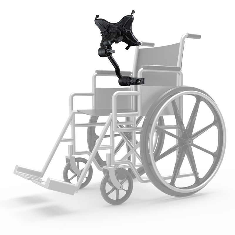 RAM Tough-Claw™ met ratchetverlengingsarm en dubbele balhouder - RAM Mounts RAP-418-400-PA-202U afbeelding 4