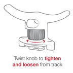RAM Tough-Cleat™ Anker Tie-Off met Track Adapter - RAM Mounts RAP-432U afbeelding 4