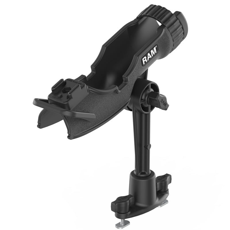 RAM rod hd vishengelhouder met 6 spline post en dual track base - RAM Mounts RAP-433-421