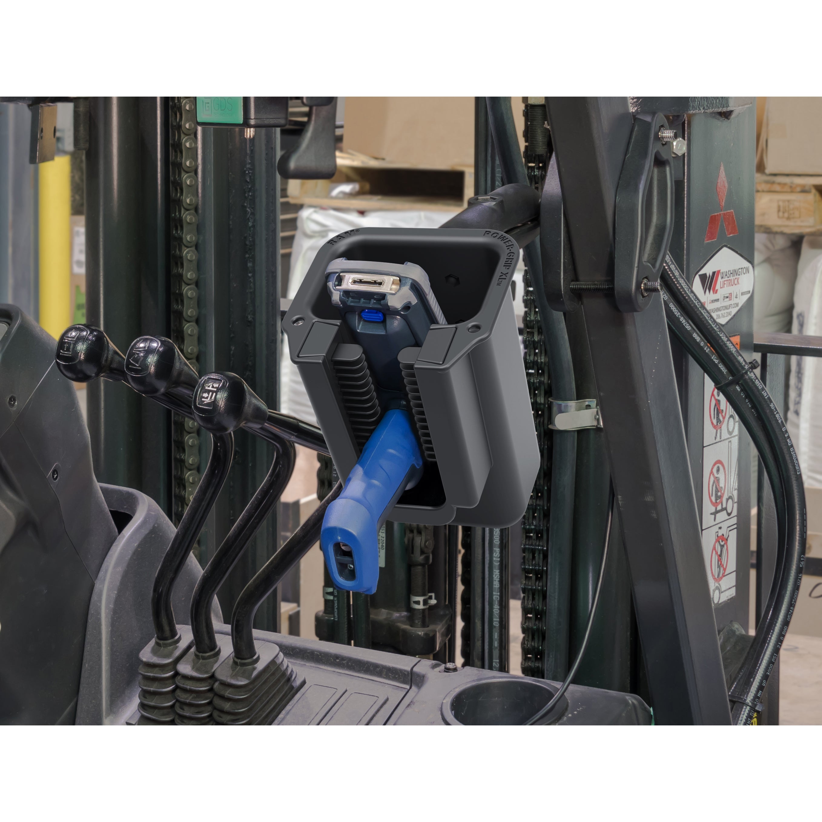 RAM Power-Grip™ XL Universele houder Barcodescanner - RAM Mounts RAP-450U afbeelding 6