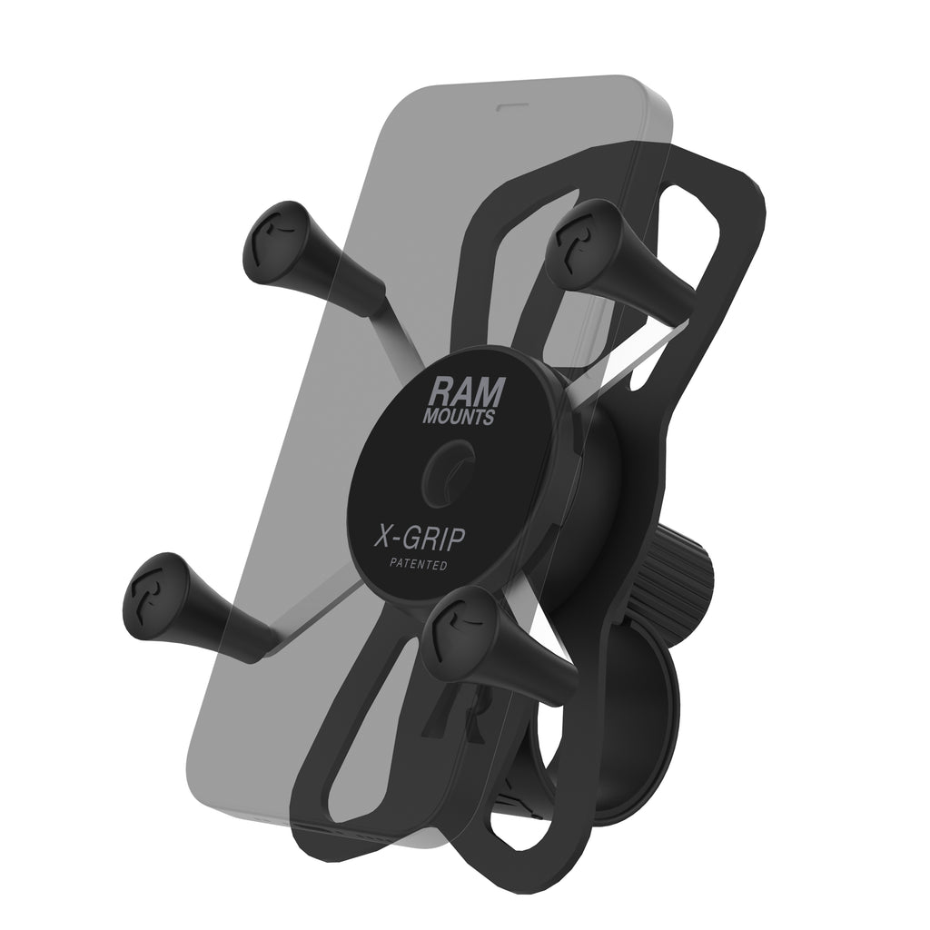 RAM X-Grip® Telefoonhouder met RAM Tough-Strap™ Stuurbevestigingsbasis - RAM Mounts RAP-460-UN7U afbeelding 1