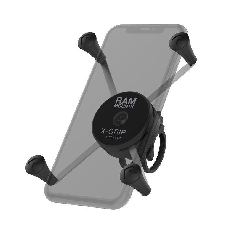 RAM X-Grip® Grote Telefoonbevestiging met Laagprofiel Zip Tie Stuurpenbase - RAM Mounts RAP-460Z-UN10U afbeelding 1