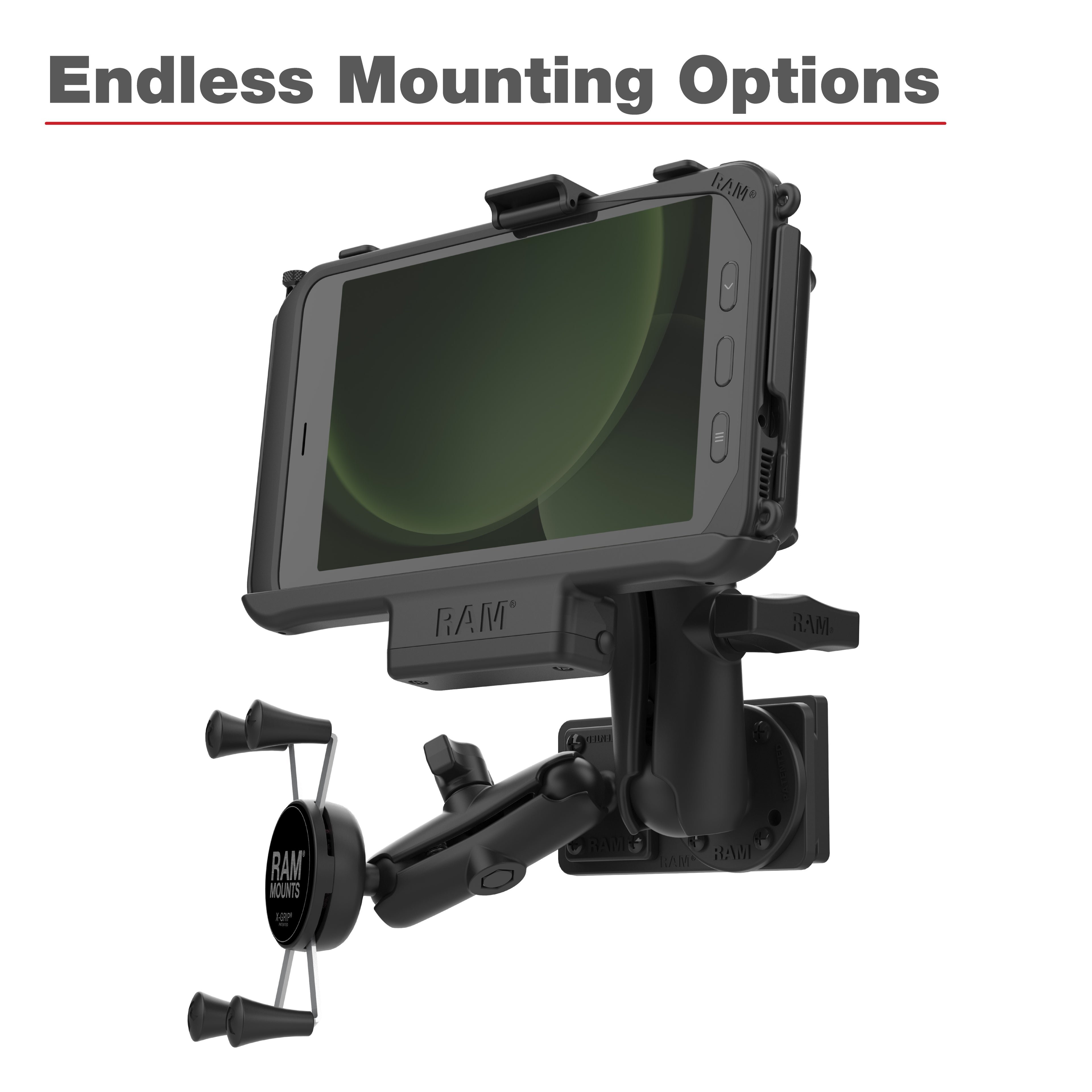 RAM Dashboard Bevestigingsplaat voor '18-26 Freightliner Cascadia - RAM Mounts RAP-467U afbeelding 4