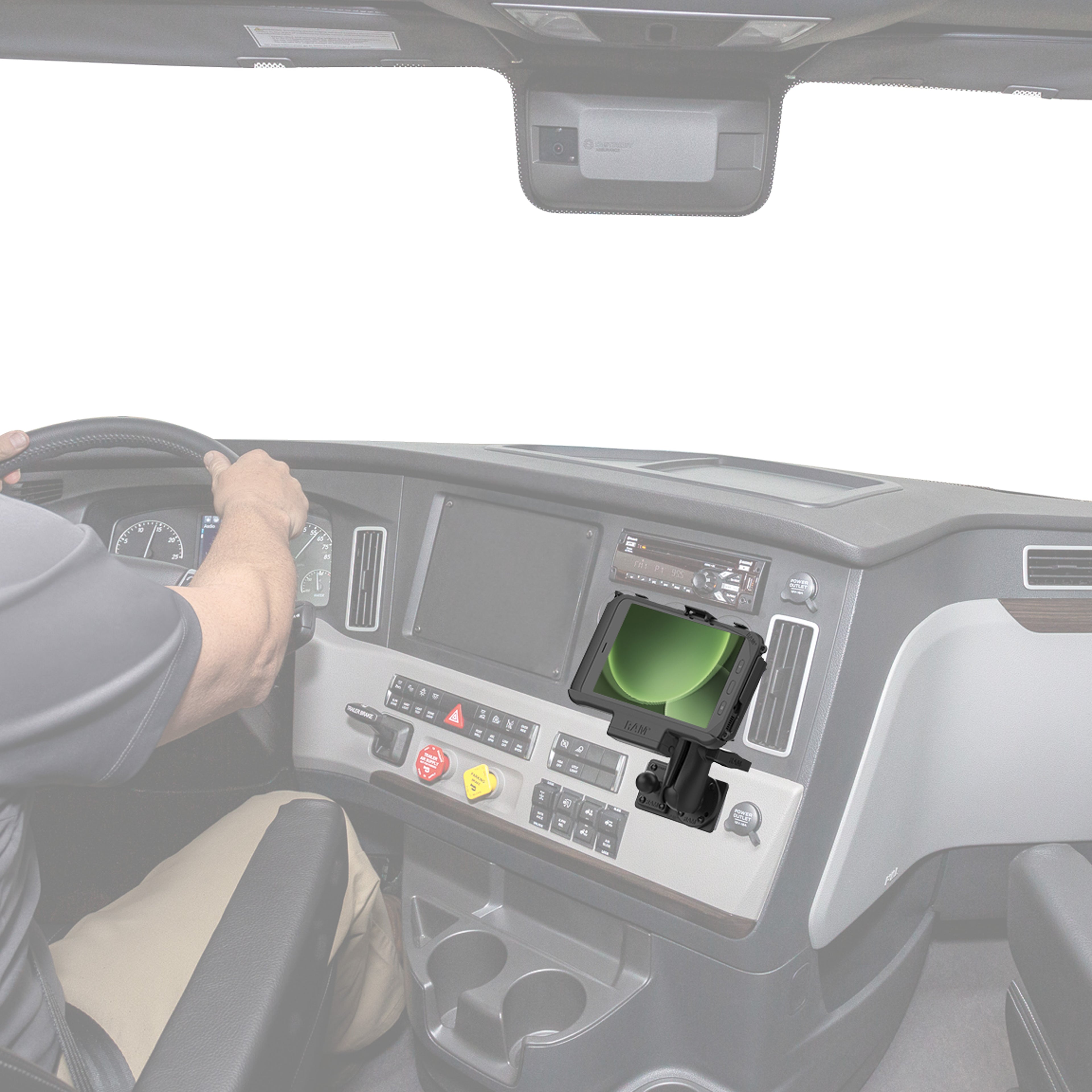 RAM Dashboard Bevestigingsplaat voor '18-26 Freightliner Cascadia - RAM Mounts RAP-467U afbeelding 5