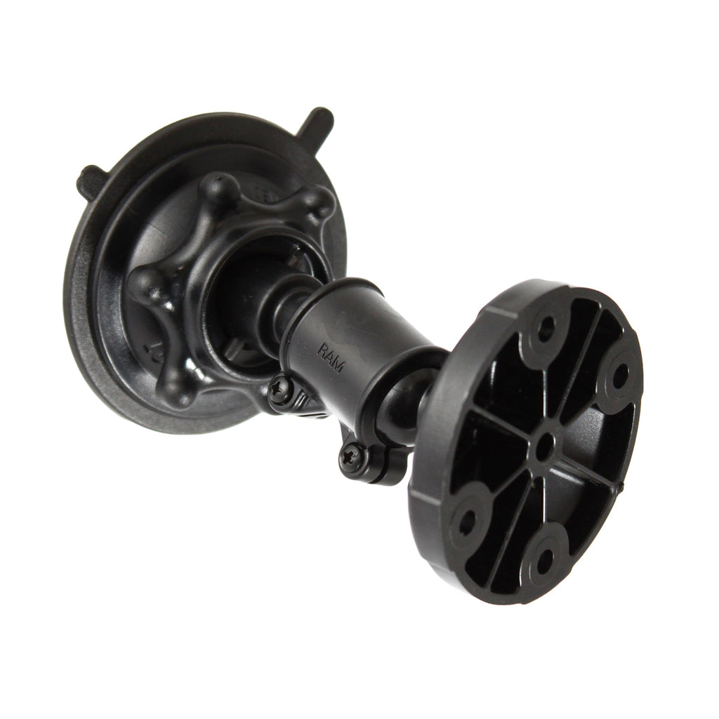 RAM snap link dubbele zuigcupbevestiging met ronde plaat - RAM Mounts RAP-AA-167-202-AU