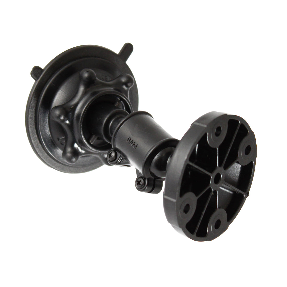 RAM Snap-Link™ Dubbele Zuigcupbevestiging met Ronde Plaat - RAM Mounts RAP-AA-167-202-AU afbeelding 1