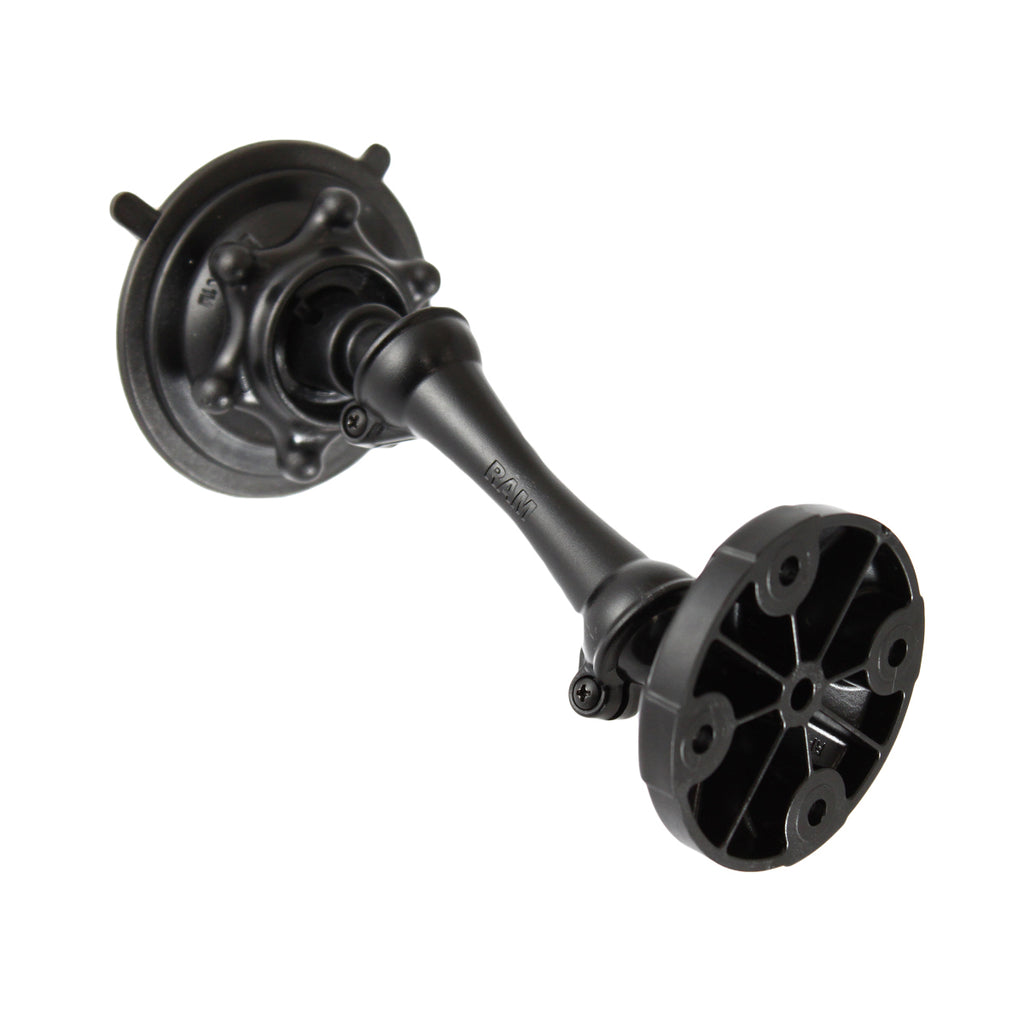 RAM snap link lange dubbele zuigcup montage met ronde plaat - RAM Mounts RAP-AA-167-202U